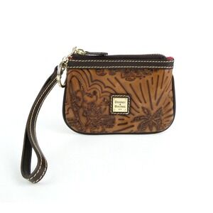 Dooney & Bourke Disney Brown Leather Wristlet